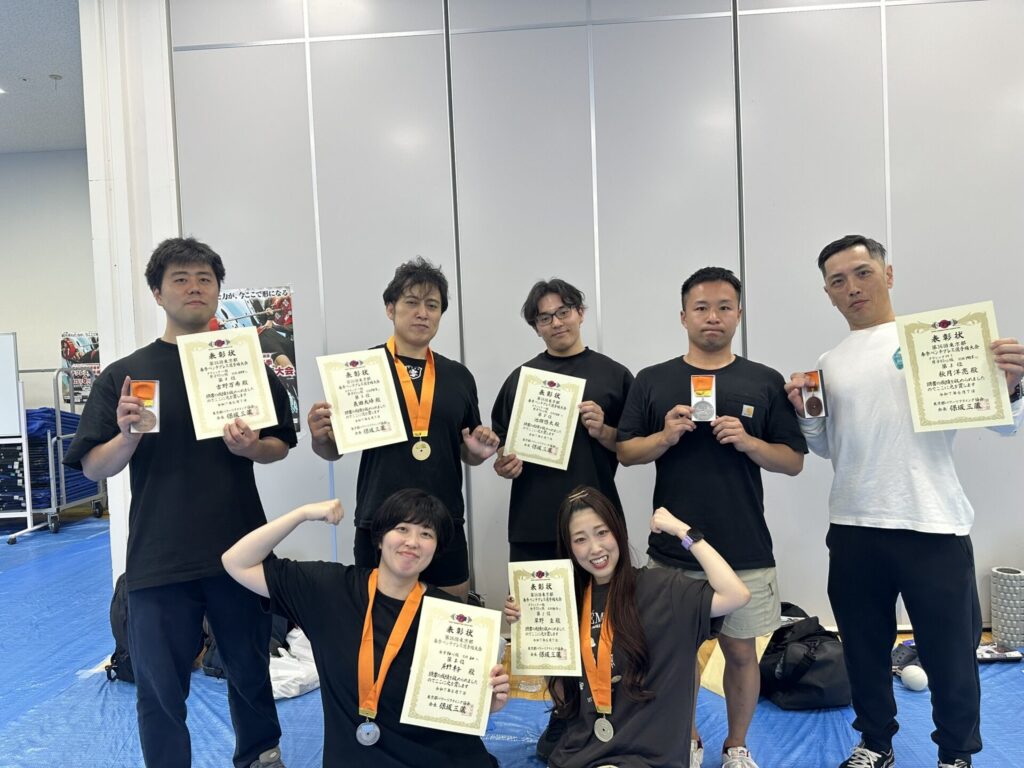 7名みんな自己ベスト更新！2025年春季東京都ベンチプレス大会結果報告